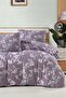Santino 100% Cotton Double Duvet Cover Set - Fitted Sheet