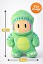 Stumble Guys Dino Plush Toy – Green Cute Character, Soft Licensed Plush - 5