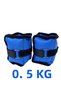 0.5 kg X 2 Pieces Total 1 kg Hand and Foot Weight Wristband Sandbag - 5
