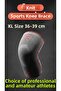 XL Size 3D Knitted Sports Knee Brace Pain Relief Knee Protector Breathable Compression Support Non-Slip