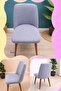 Large Oval Chair Cover, Lycra, Flexible Oval Chair Cover with Brick Pattern, 1 Piece