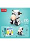Cow Cow Mini Animals Animals 38Pieces Bricks 3D Yap Boz 3 Dimensional Puzzle Building Block Toy Gift
