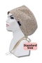Standard Size Beige Nazlı Çiçekler Surgical Cap Doctor Nurse Health Worker Hospital Cap