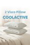 Cool Active Chubby Visco Pillow Heat Balancing Anti-Sweat Comfortable Pillow [2 Pieces]