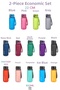 2-Piece Tritan Flask Set 650 ml 14 Different Color Options Fiftyfifty -3037Seta - 2