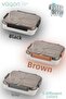 1200 ml Large Size - Leak Proof and Non Mixing 4 Compartment Lunch Box, New Generation Lunch Box - Ff7080 - 5