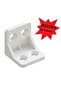 Plastic L Corner Connector, L Plastic Miter Angle Bracket White 12 Pieces 1178227 - 3
