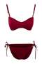 Vişne Kaplı Aksesuar Klora&Suya Dayanıklı Uzun Ömürlü LYCRA® XTRA LIFE Bikini Takımı TBESS26BT00020 - 6