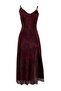 Çok Renkli Çiçekli A-Kesim/Çan Form Maxi Örme Elbise TPRSS26EL00036 - 5