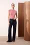 Wardrobe Essentials-Çok Renkli Çizgili Fitted/Vücuda Oturan Yumuşak Örme Bluz TWOSS26BZ00108 - 4