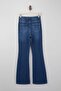 Trendyolmilla Wardrope Essentials Koyu Mavi DÖKÜMLÜ Yüksek Bel Orta Esnek Flare Jeans TWOSS26JE00106 - 10