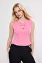 Pembe Fiyonk Detaylı  Dokuma Bluz TWOSS26BZ00410 - 4