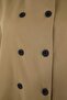 Bej Kruvaze Oversize Kısa Büyük Beden Trençkot TWOSS26BM00004 - 7
