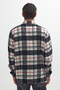 Relax Fit Long Sleeve Embroidered Single Pocket Snap Fastener Winter Lumberjack Men's Shirt - 7