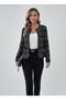 New Season Women's Long Sleeve Open Front Chanel Short Jacket - 4