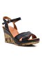 Riccarda Genuine Leather Orthopedic Sandals Black