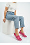 Genuine Leather Fuchsia Women's Leather Ballerinas Dp16-0065 - 3