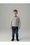 Hair Knit Model Modern Crew Neck Unisex Baby Kids Knitwear Sweater - 5