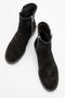 Harben genuine leather women's boots black suede - 7