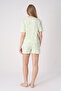 Women's 100% Cotton Shorts Pajamas Set 17387 - 6