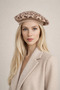 Women's Painter Beret French - Plush Soft Wool Angora Hat - 4