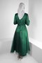 STONE PRINTED TOWEL DETAILED EVENING DRESS 50301 - 3