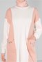 Color-Blocked Track Suit Tunic with Chain Detail 43561 - 4