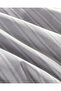 Melicia Double Cotton Pcs Striped Satin Bed Sheet Pcs Duvet Cover Set - Gray - 7