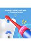 K7S Kids Electric Toothbrush, Smart App, Pressure Sensor (Blue) - 5