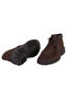 Ethen Brown Men's Lace-Up Leather Boots - 5