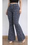 Women'S-Premium Pearl Detailed High Waist L Stretch Fabric Flexible Comfortable Fit İ Flared Ot Pants - 4