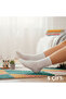 Unisex White Tennis College Plain Sports Socks - 2