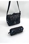 Children's Primary School Backpack Set of 3 Primary School Bag Character Patterned Set Black - 7