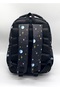 Children's Primary School Backpack Set of 3 Primary School Bag Character Patterned Set Black - 5