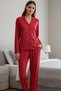 Front Buttoned Pajama Set Women's Comfortable Home Wear