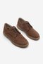 Women's Genuine Leather Oxford Shoes Lace-Up Casual Shoes Alyen Brown Suede - 5