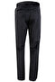 Men's Black Velvet Trousers with Ribbed Classic Cut and Pockets - 6