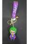 Joker 3D Silicone Keychain 1 Piece Cute Designed Bag Accessory - 3