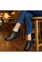 Genuine Leather Women Shoes Coffee - 3