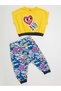 Heart to Heart Girl's Crop Top Capri Shorts Set - 3