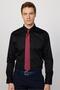 Slim Fit Long Sleeve Premium Series Cotton Lycra Black Men's Shirt - 3