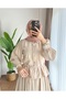 Women's Melinda Begonia Fabric Skirt Double Suit Beige - 4