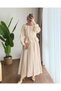 Women's Melinda Begonia Fabric Skirt Double Suit Beige - 5