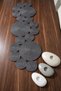 Gray Smoked Runner / Table / Living Room / Kitchen Coffee Table Cover (105X34) - 4