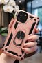 Apple iPhone 11 Pro Case Magnetic Tpu Tank Cover with Ring Stand