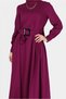 Belted Zippered Dress 40215 - 4