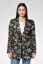 Women Regular Fit Allover Print Casual Blazer, Multicolor