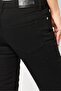 Women Slim Fit Solid Stretchable Denim Jeans, Black - 5