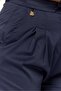 Women Regular Fit Solid Straight Leg Pants, Navy - 5