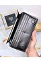 With Phone Compartment - Genuine Leather Wallet - with Magnet and Hand Tape - Large Portfolio 2028 - 3